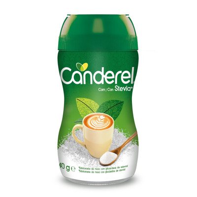 CANDEREL GREEN STEVIA, SALDIKLIS, MILTELIAI, 40 g