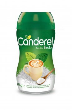 CANDEREL Green stiklainyje milteliai, 40 g