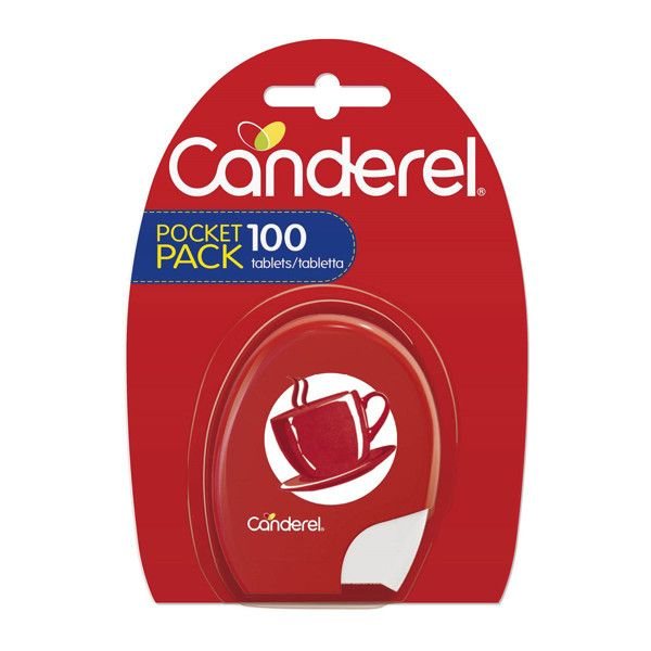 CANDEREL saldiklis ASPARTAM, 100 tab.
