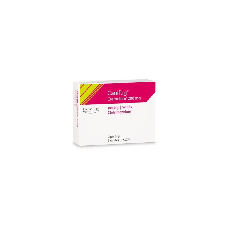 CANIFUG Cremolum 200mg ovulės N3
