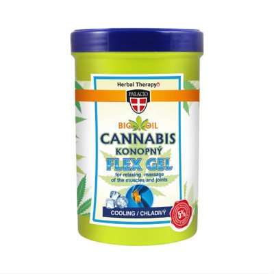 CANNABIS FLEX, šaldantis masažinis gelis, 380 ml