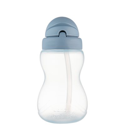 CANPOL BABIES 56/109 blu2, gertuvė su šiaudeliu +, 270ml, 12 m