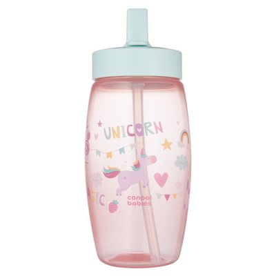 CANPOL BABIES 56/618_pin UNICORNS, sportinė gertuvė su užlenkiamu snapeliu, 400 ml
