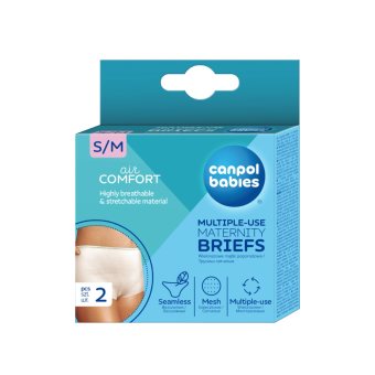 CANPOL BABIES daugkartinės kelnaitės po gimdymo, S/M, 2 vnt