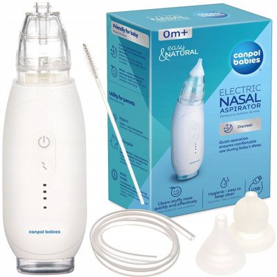 CANPOL BABIES EASY NATURAL, elektrinis nosies aspiratorius, 9/319, 1 vnt