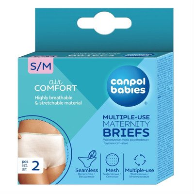 CANPOL BABIES, kelnaitės po gimdymo, daugkartinės, S/M, 73/001, 2 vnt
