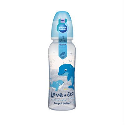CANPOL BABIES PP LOVE&SEA, siauro kaklelio buteliukas, 59/400, 250 ml