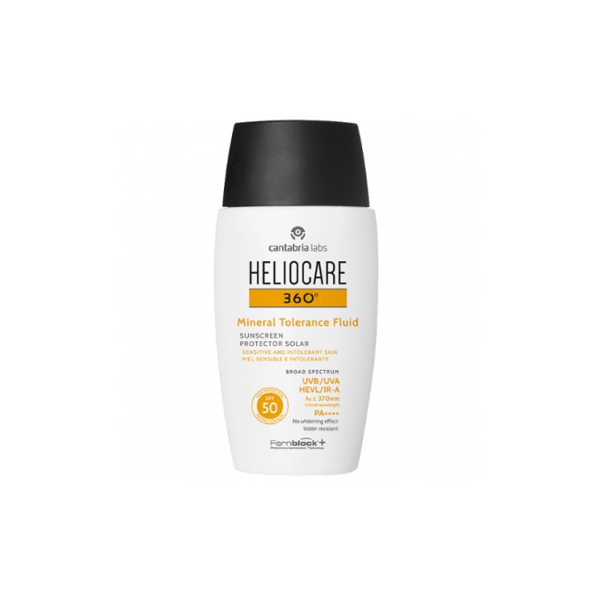 CANTABRIA LABS HELIOCARE 360 MINERAL TOLERANCE FLUIDAS SPF 50, 50 ml