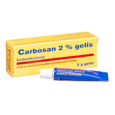 CARBOSAN, 2 %, gelis, 5 g