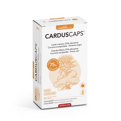 CARDUSCAPS cholesterolio kontrolei ir kepenims, 60 augalinių kapsulių