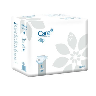 CARE SLIP SUPER, sauskelnės, L dydis, 28 vnt