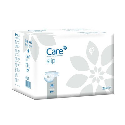 CARE SLIP SUPER, sauskelnės, M dydžio, 28 vnt