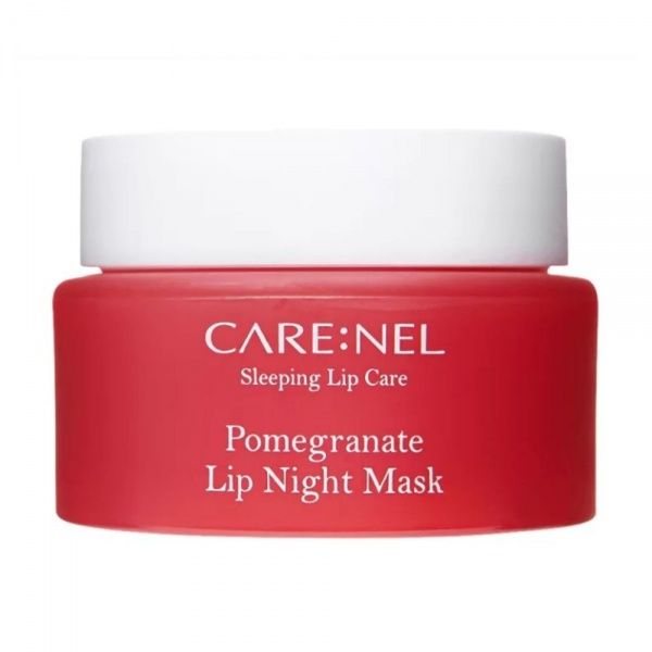 CARENEL naktinė lūpų kaukė POMEGRANATE, 23 g