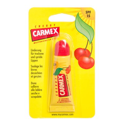 CARMEX LIP BALM TUBE CHERRY, lūpų balzamas, 10 g