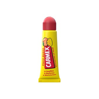CARMEX lūpų balzamas PEACH MANGO TUBE, 10 g