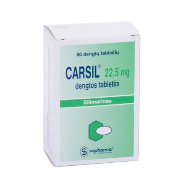 CARSIL 22,5 mg dengtos tabletės N80