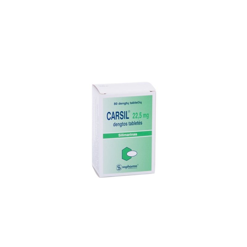 CARSIL 22.5mg dengt. tab. N80