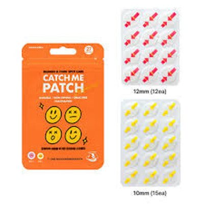 Catch Me Patch Hidrokoloidiniai pleistrai nuo spuogų Brightening CMP92240, pleistrų, 27 vnt
