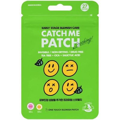 Catch Me Patch Hidrokoloidiniai pleistrai nuo spuogų Soothing CMP92239, pleistrų, 27 vnt