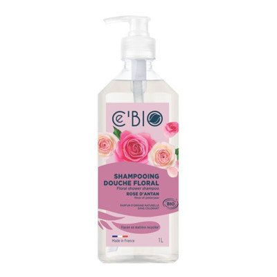 Ce' BIO dušo ir plaukų šampūnas 2in1 rožių aromato, 1 l