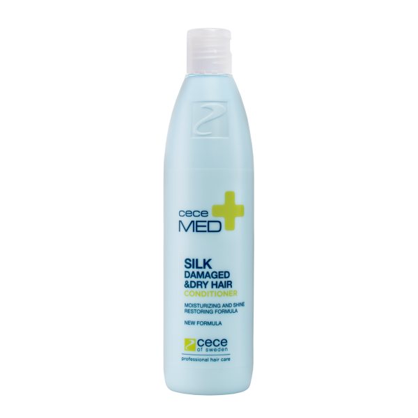 CECE MED kondicionierius sausiems ir pažeistiems plaukams SILK, 300 ml