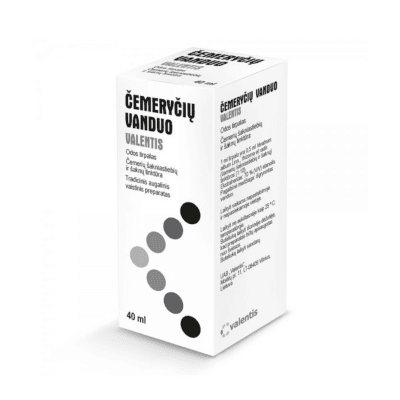 Čemeryčių vanduo /ml odos tirpalas 40 ml, 0.5 ml