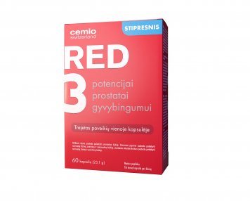 CEMIO RED3 Stipresnis kapsulės N60