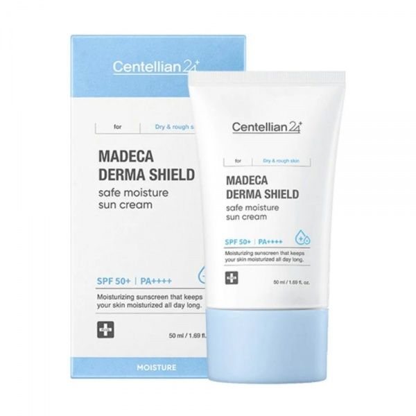 CENTELLIAN 24 apsauginis veido kremas nuo saulės MADECA DERMA SHIELD, SPF50+, 50 ml