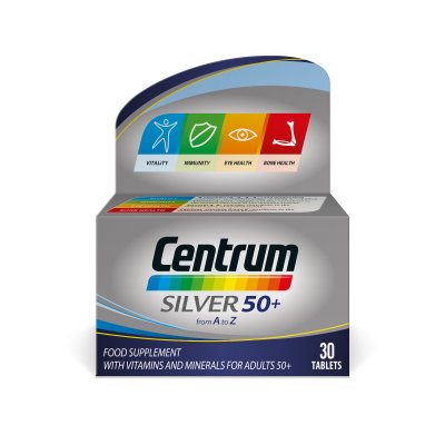 Centrum tabletės Silver 50+ from A to Z N30