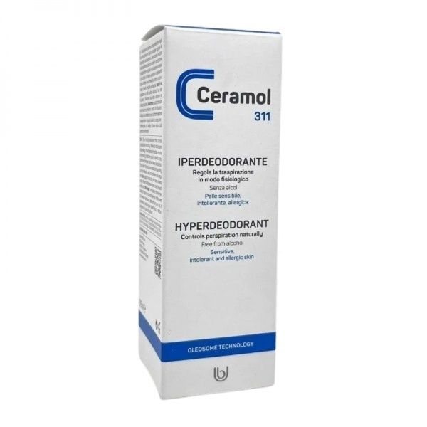 CERAMOL dezodorantas jautriai ir alergiškai odai 311, 75 ml