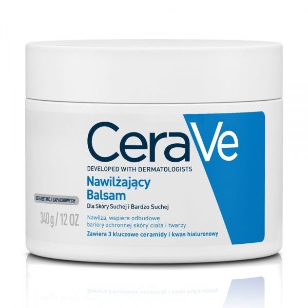 CERAVE drėkinamasis veido ir kūno kremas sausai ir labai sausai odai, 340 g