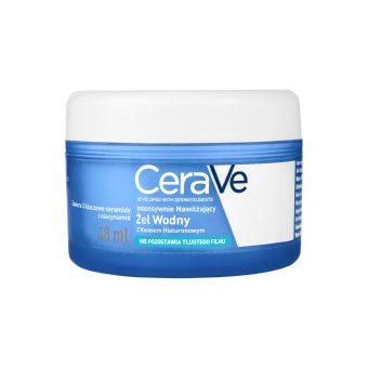 CERAVE HYDRATING HA WATER GEL drėkinamasis gelis su hialurono rūgštimi, 48 ml