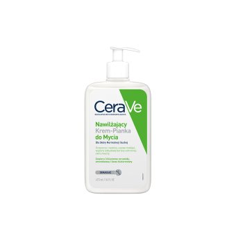 CERAVE kreminis putojantis prausiklis normaliai ir sausai veido odai, 473 ml
