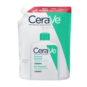 CERAVE prausiamasis gelis normaliai, mišriai ir riebiai veido ir kūno odai, papildymas, 473 ml