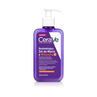 CERAVE skaistinantis prausimosi gelis su vitaminu C, 236 ml