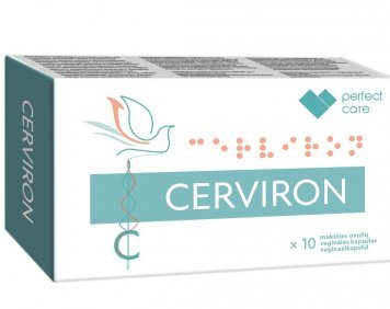 CERVIRON makšties ovulės N10, 2 g