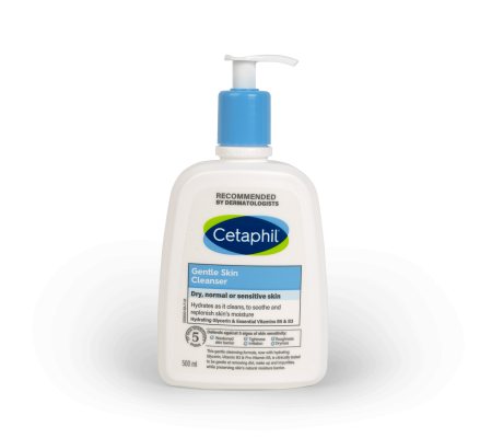Cetaphil švelnus odos valiklis, 500 ml