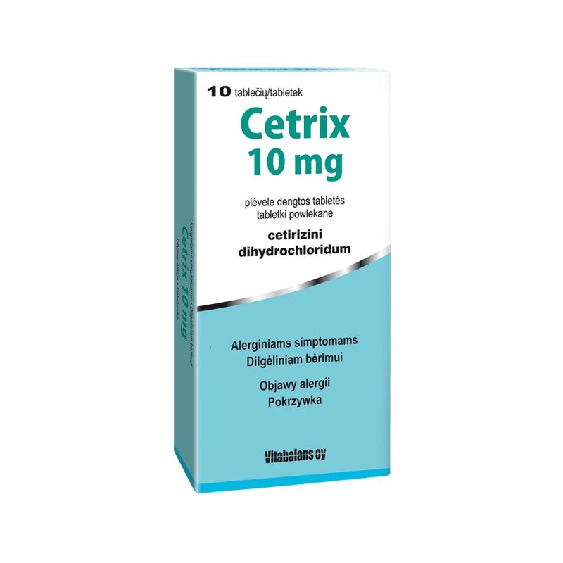 CETRIX 10mg plėvele dengtos tab. N10