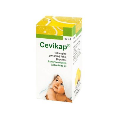 Cevikap 100 mg/ml geriamieji lašai, 10 ml