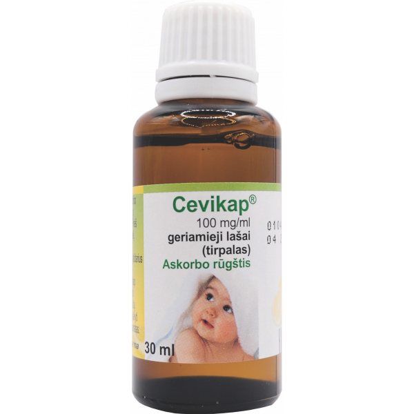 CEVIKAP 100 mg/ml geriamieji lašai (tirpalas), 30 ml