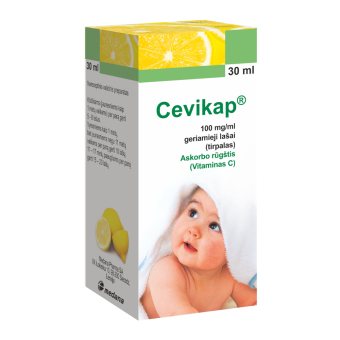 CEVIKAP, 100mg/ml, geriamieji lašai, tirpalas, N1, 30 ml