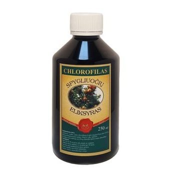 CHLOROFILAS – SPYGLIUOČIŲ ELEKSYRAS, 250 ml