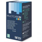 Cholesterolio kiekio kraujyje tyrimo juostelės MULTICAREIN, 25 vnt