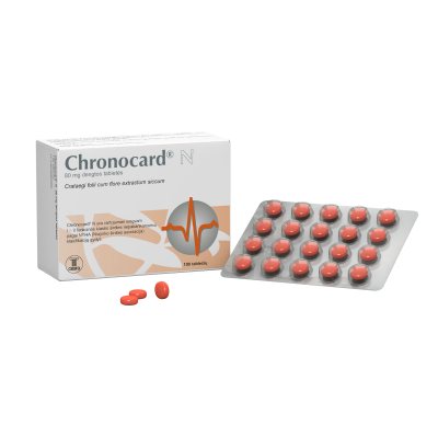 Chronocard N 80 mg dengtos tabletės N100