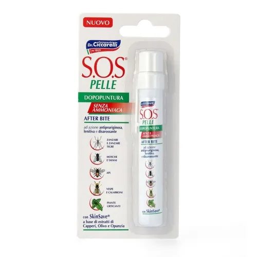 CICCARELLI pieštukas po vabzdžių įgėlimo SOS PELLE, 15 ml