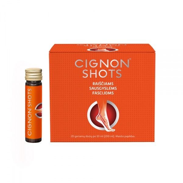 CIGNON maisto papildas SHOTS, x 10 ml, 20 vnt
