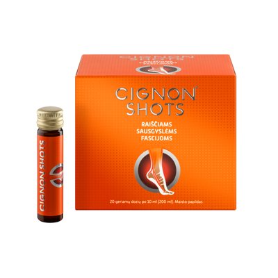 CIGNON SHOTS, 20 buteliukų