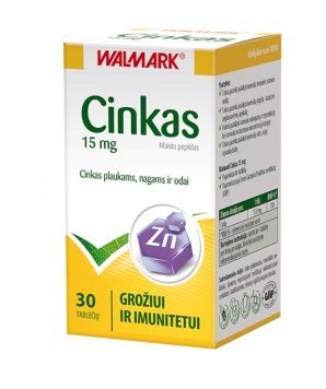 CINKAS 15 mg tabletės N30