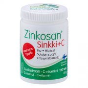 Cinko ir vitamino C tabletės ZINKOSAN, 120 vnt
