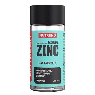 Cinko papildas „Nutrend Mineral Zinc 100% Chelate“, 100 kapsulių